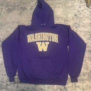 University of Washington Huskies Hoodie Purple Medium Sweatshirt In the Victory